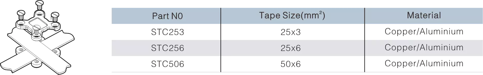 Square Tape Clamp