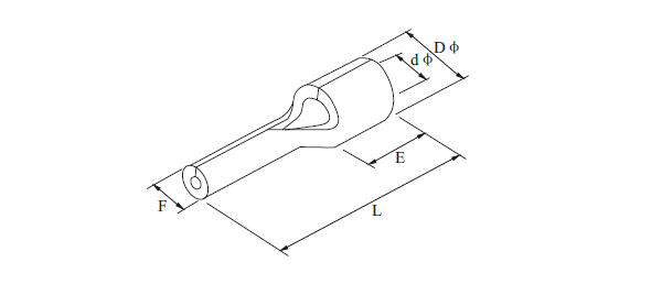 Pin-shaped Naked Terminal(TZ) - Image 2