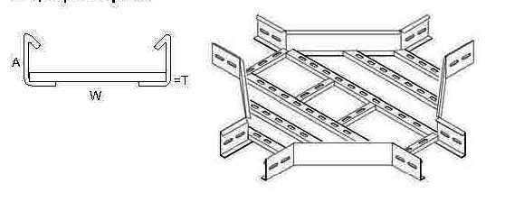 Standard Cable Ladder Horizontal X Connection - Image 2