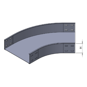 Standard Cable Tray Horizontal Bend 45 Connection