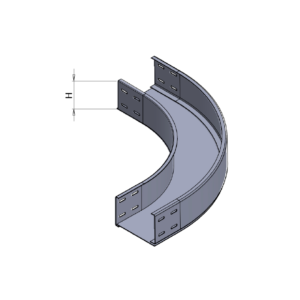 Standard Cable Tray Horizontal Bend 90 Connection