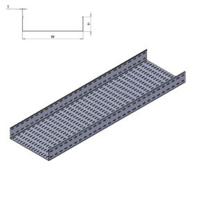 A-Standard Cable Trays Dimensions