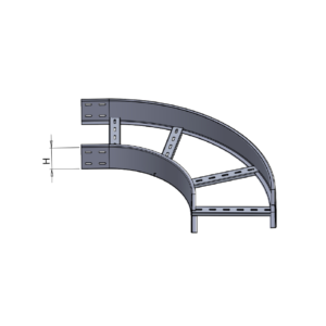 Standard cable Ladder Horizontal Bend 90 Connection