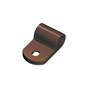 One hole cable clip