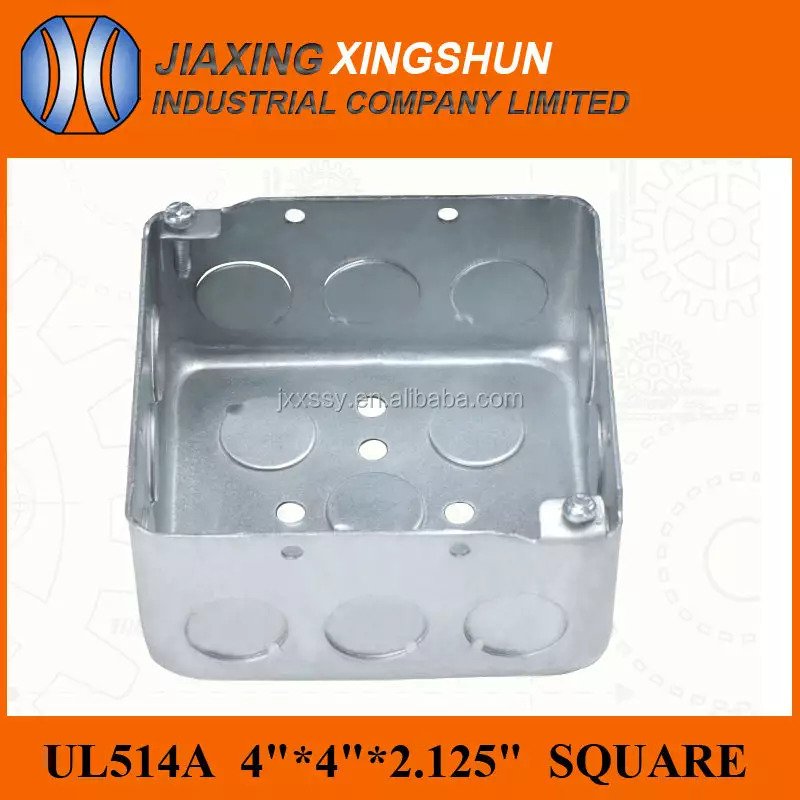 Galvanized Steel 4x4 Metal Emt Conduit Boxes - Image 2